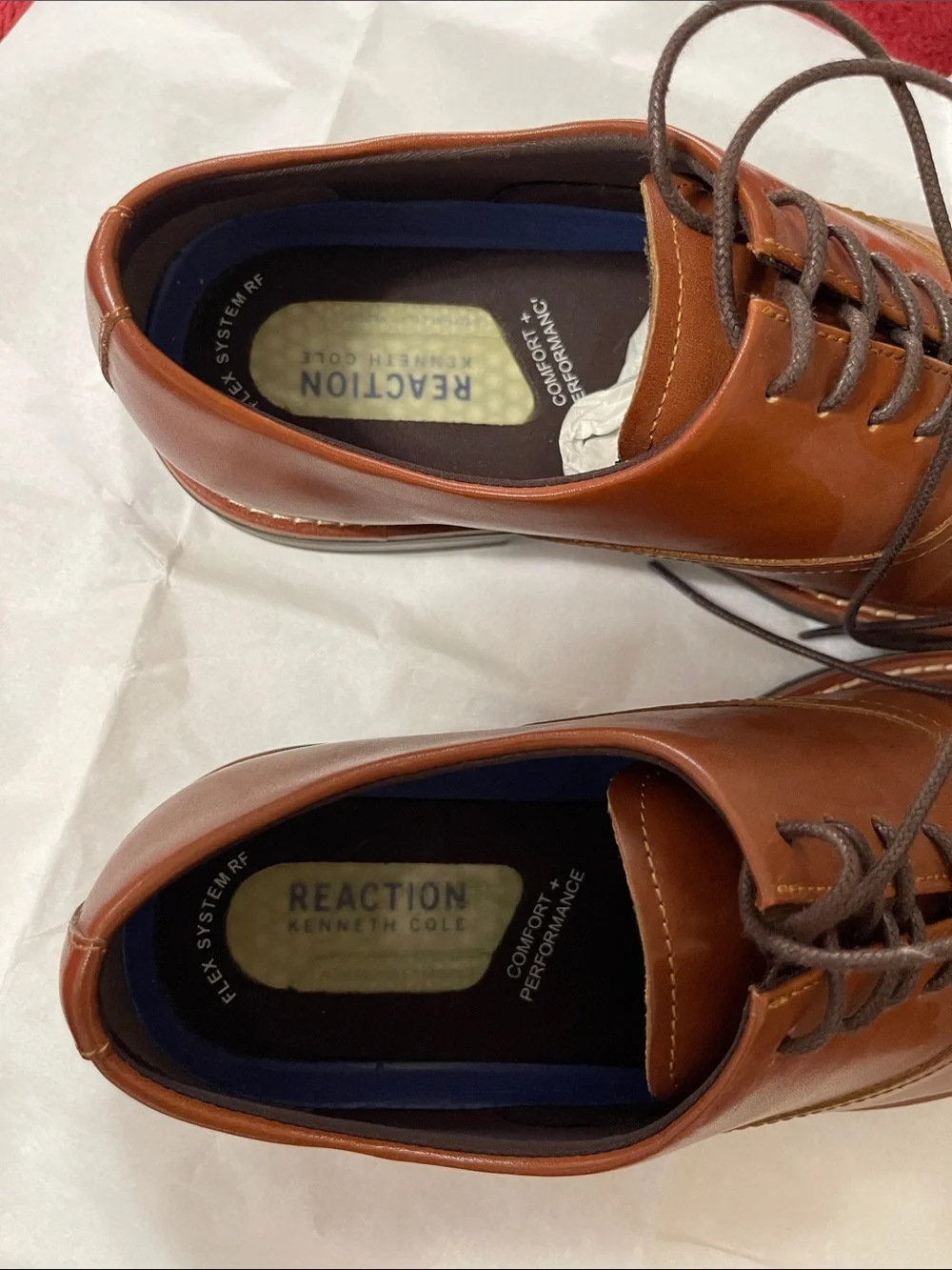✨ Kenneth Cole Reaction Mens Klay Flex Cap Toe Leather Oxfords✨